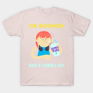 Ok Boomer Have a Terrible Day T-Shirt